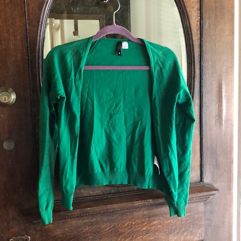 H&M dark green Cardigan
